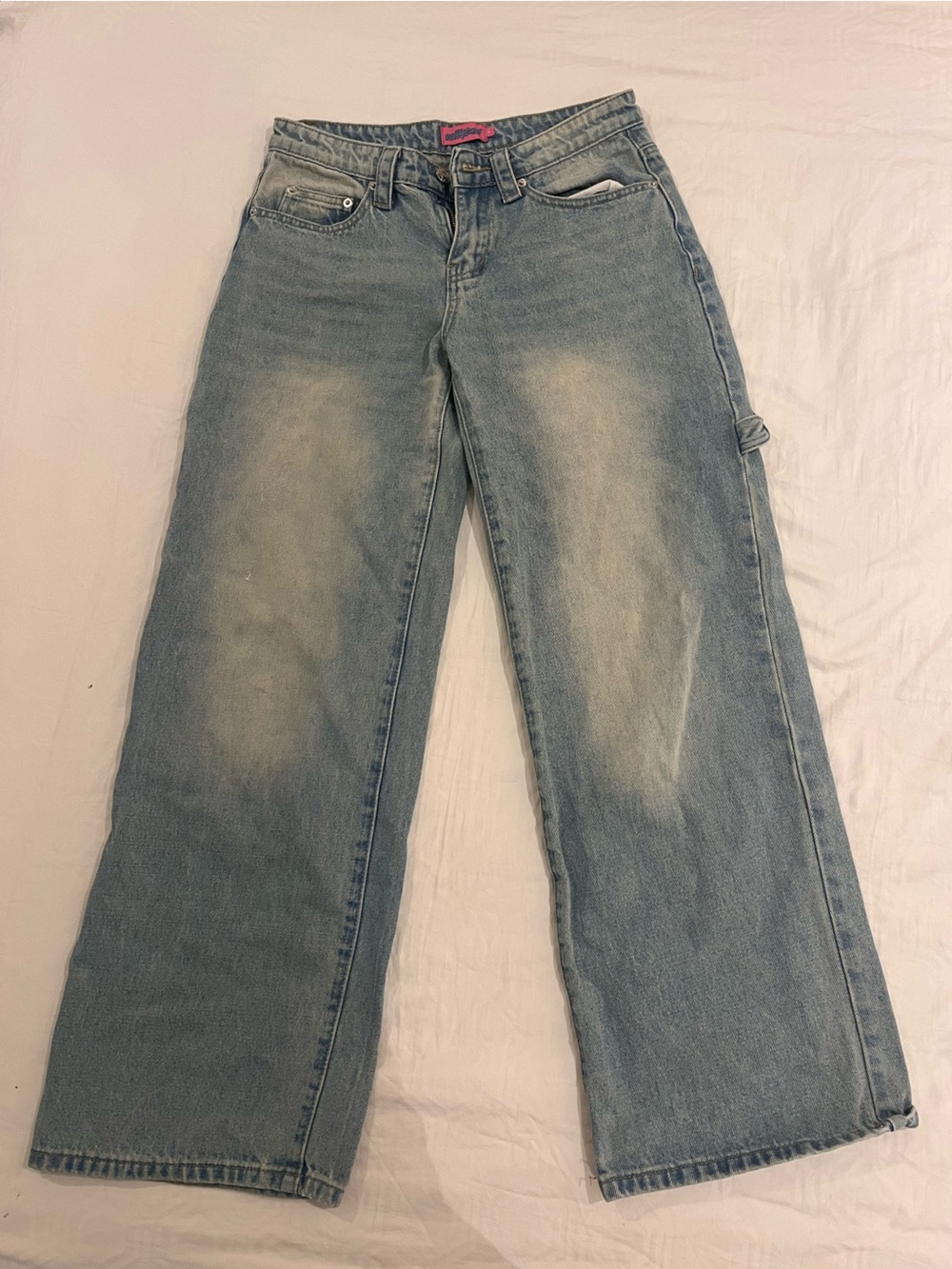 Edikted Light Wash Carpenter Jeans